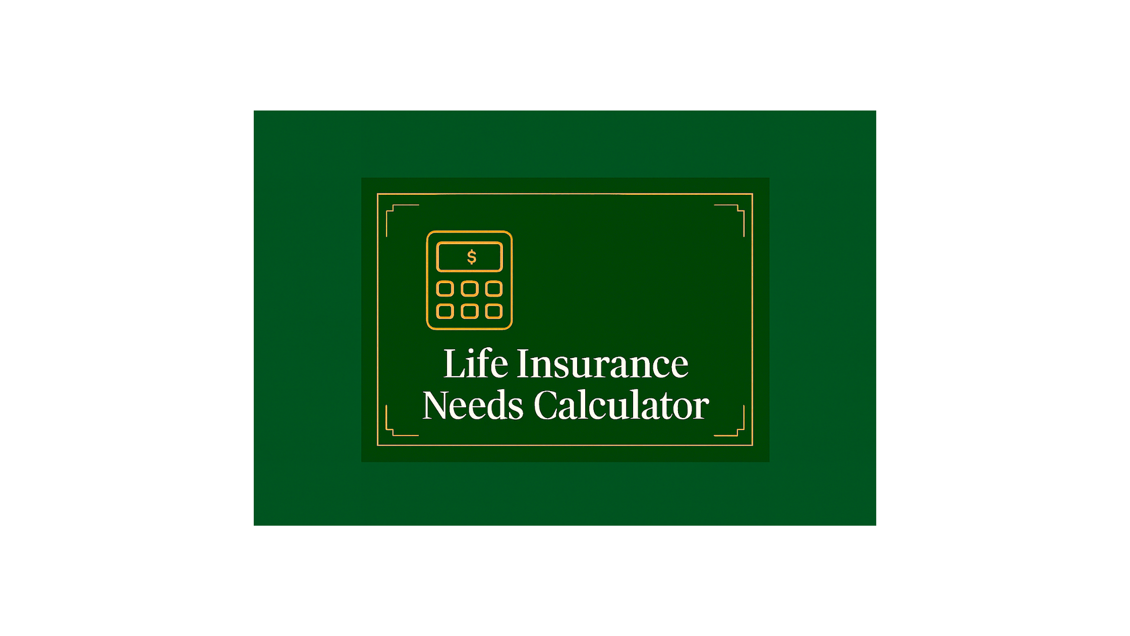 LifeInsuranceNeedsCalculator