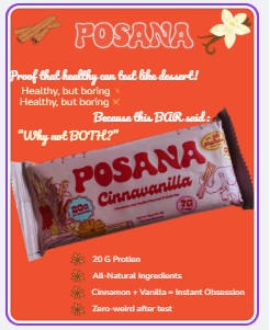 Free protein bar Canva Template