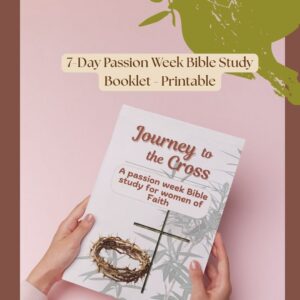 Journey To The Cross Printable Booklet