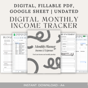 MonthlyIncomePlanner With linked Google Sheet