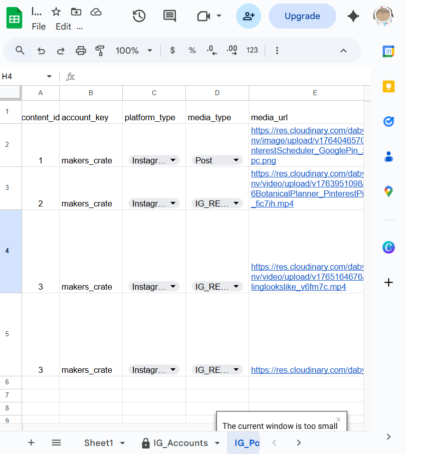 Instagram Auto Poster System (Google Sheets + Apps Script) - Image 3