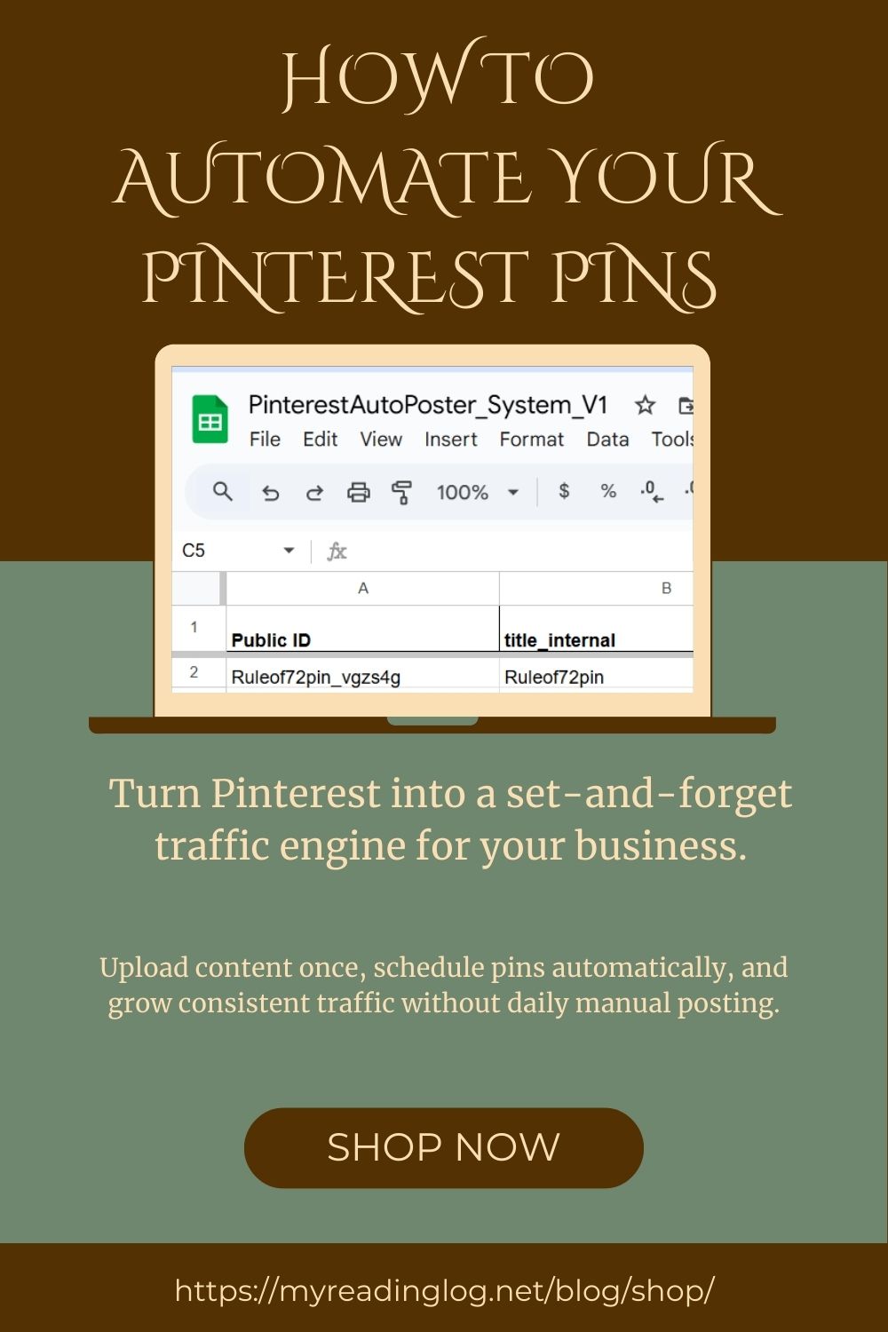 Pinterest Autoposter Automation (Google Sheet + Apps Script) – For Business Accounts - Image 3